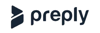 Logo of Preply, a language learning platform